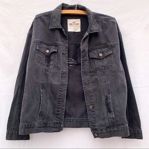 Hollister Distressed Denim Jacket
